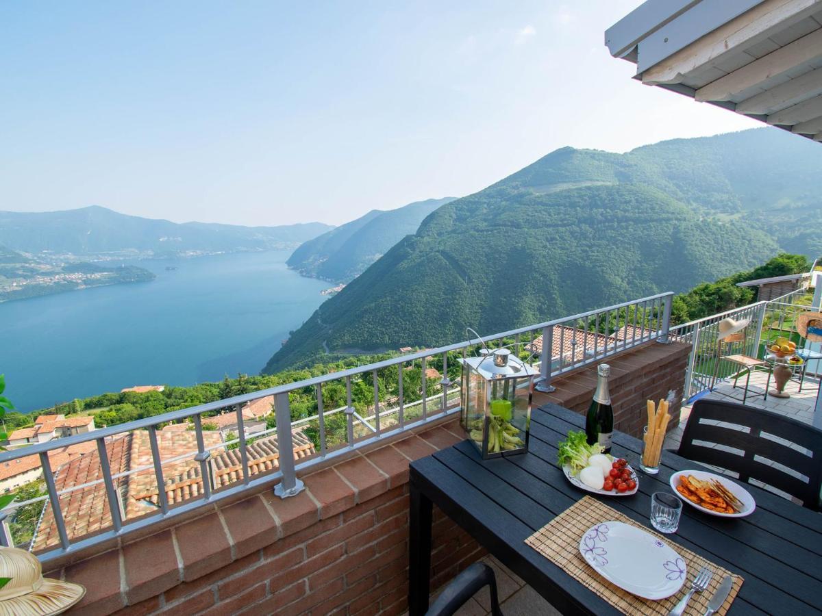 Van Gogh - Beautiful Lake Iseo View And Swimming Pool Parzanica Ngoại thất bức ảnh