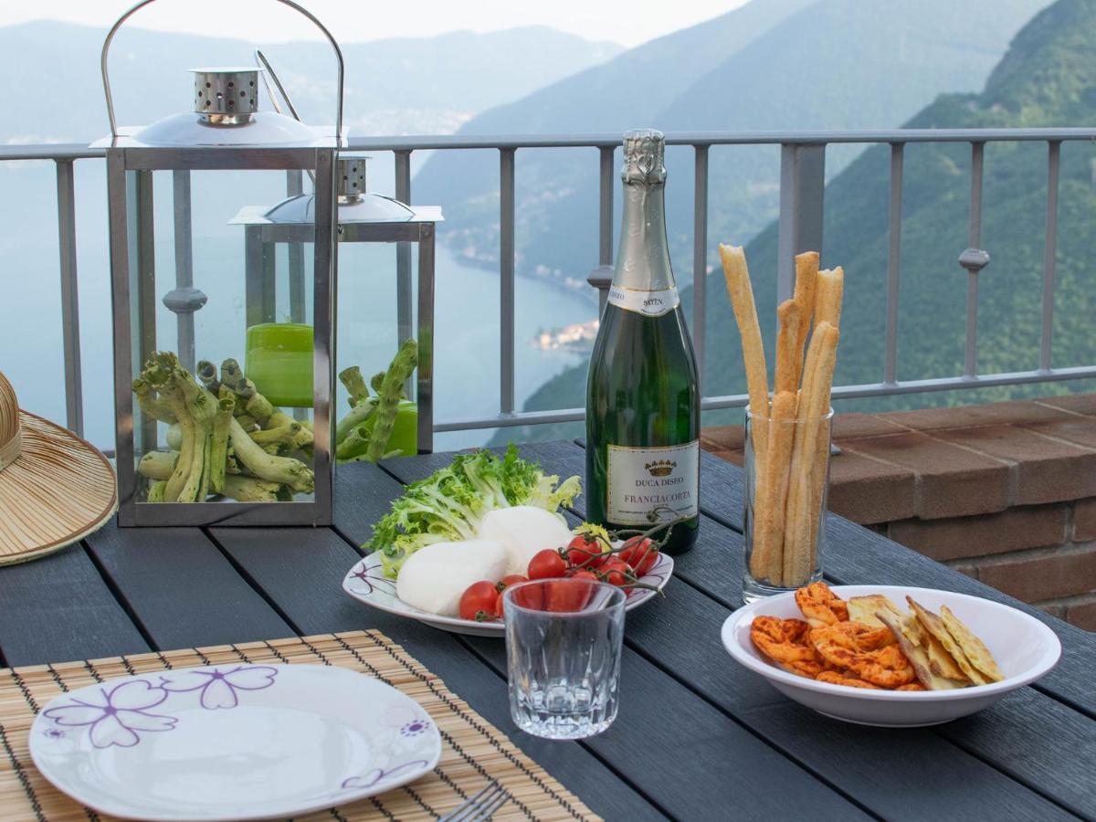 Van Gogh - Beautiful Lake Iseo View And Swimming Pool Parzanica Ngoại thất bức ảnh